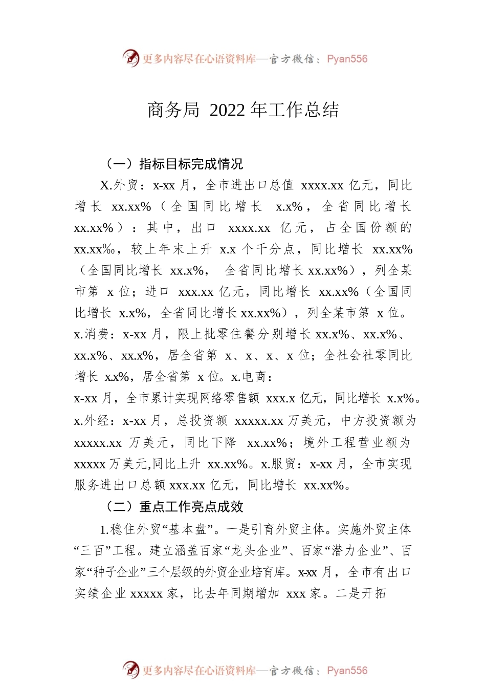 商务局2022年工作总结汇编（3篇）.docx_第2页