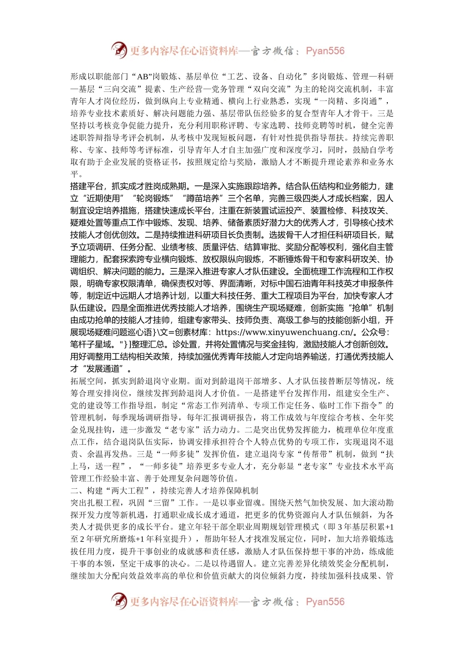 在2024年国资国企系统人才队伍建设推进会上的交流发言.docx_第2页
