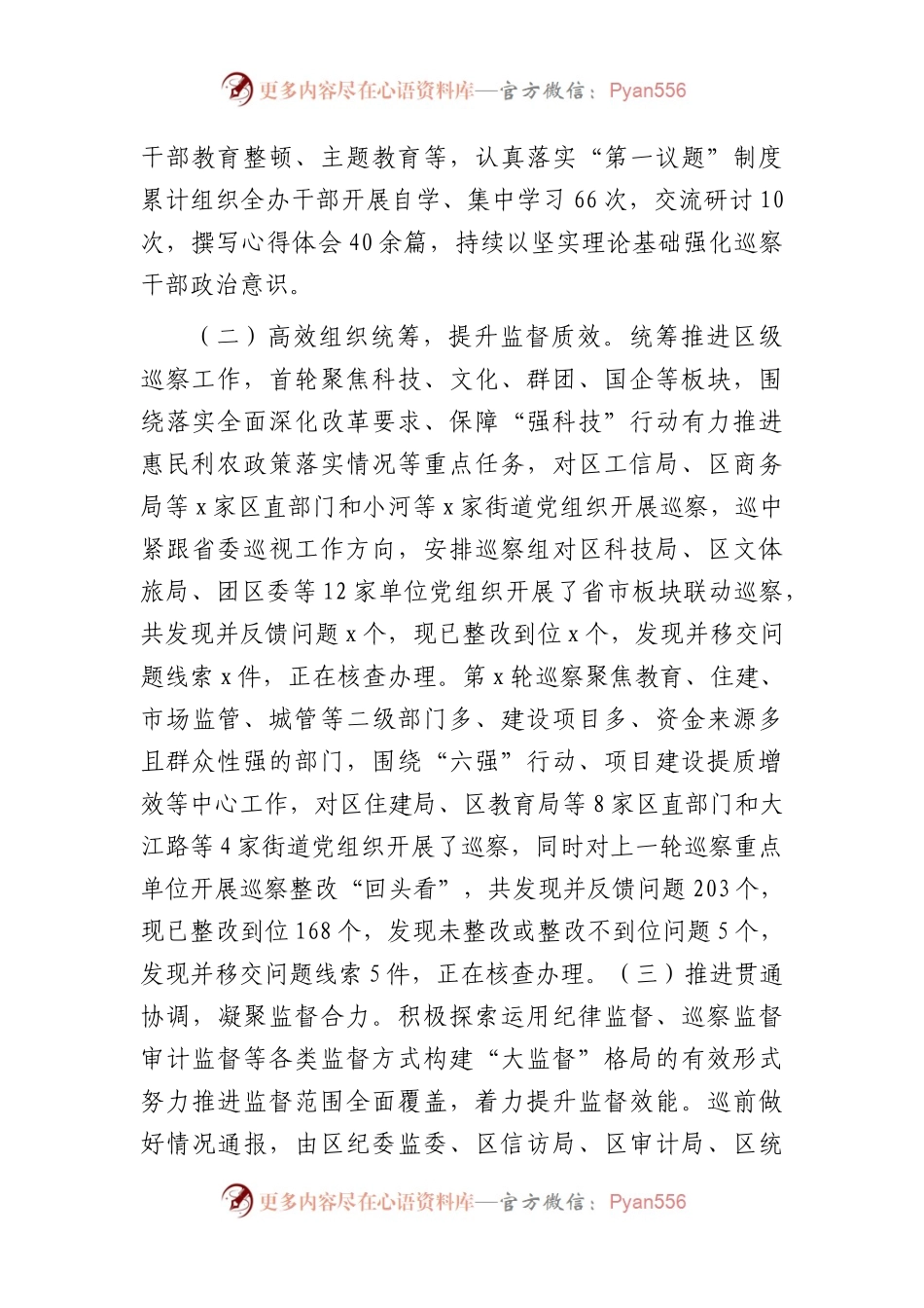 县区巡察办2023年巡察工作总结及2024年工作计划.docx_第2页