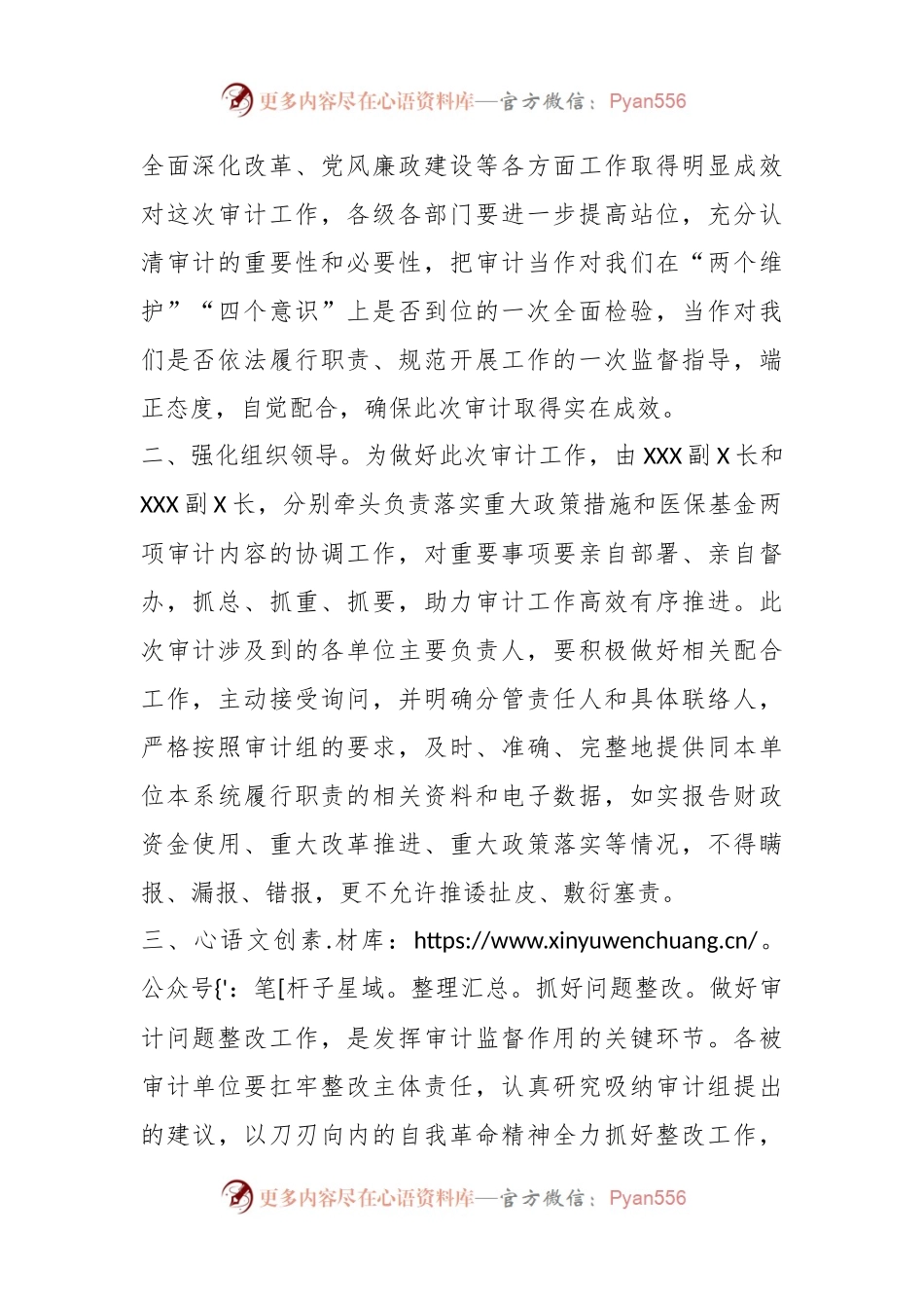 在2023年审计组进驻被审计单位的汇报材料.docx_第2页
