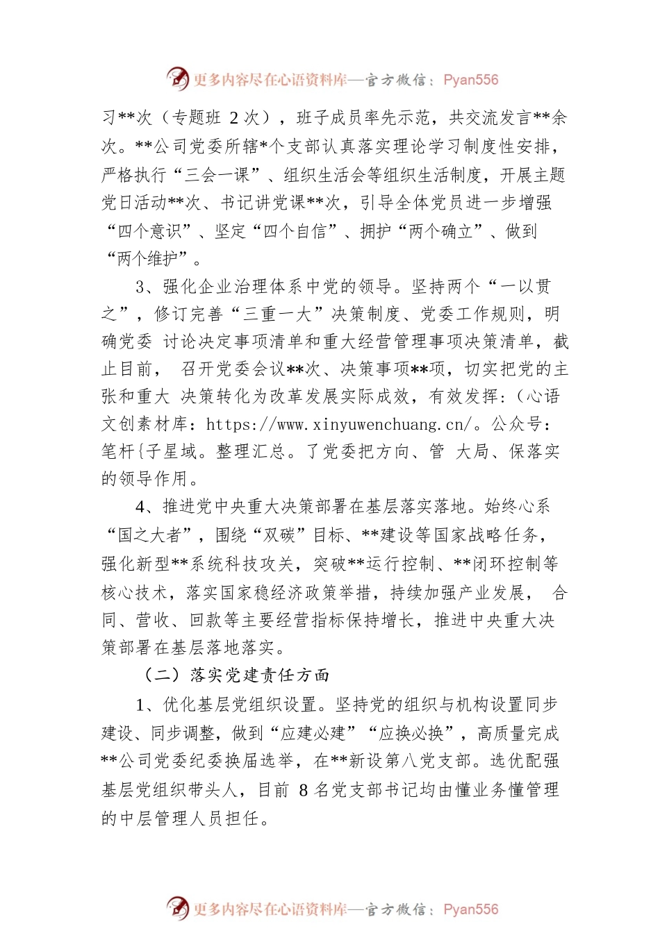 国企2022年度党建工作报告及2023年计划.docx_第2页