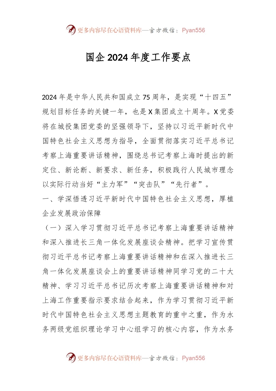 国企2024年度工作要点.docx_第1页
