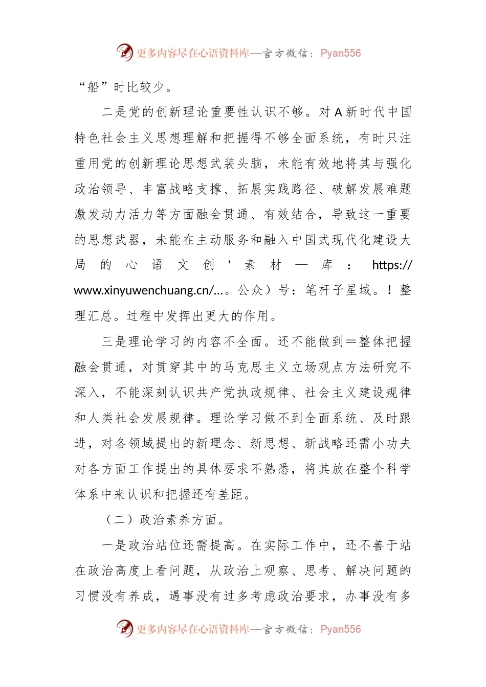 在2023年主题教育专题民主生活会领导干部个人六个方面发言提纲.docx_第2页