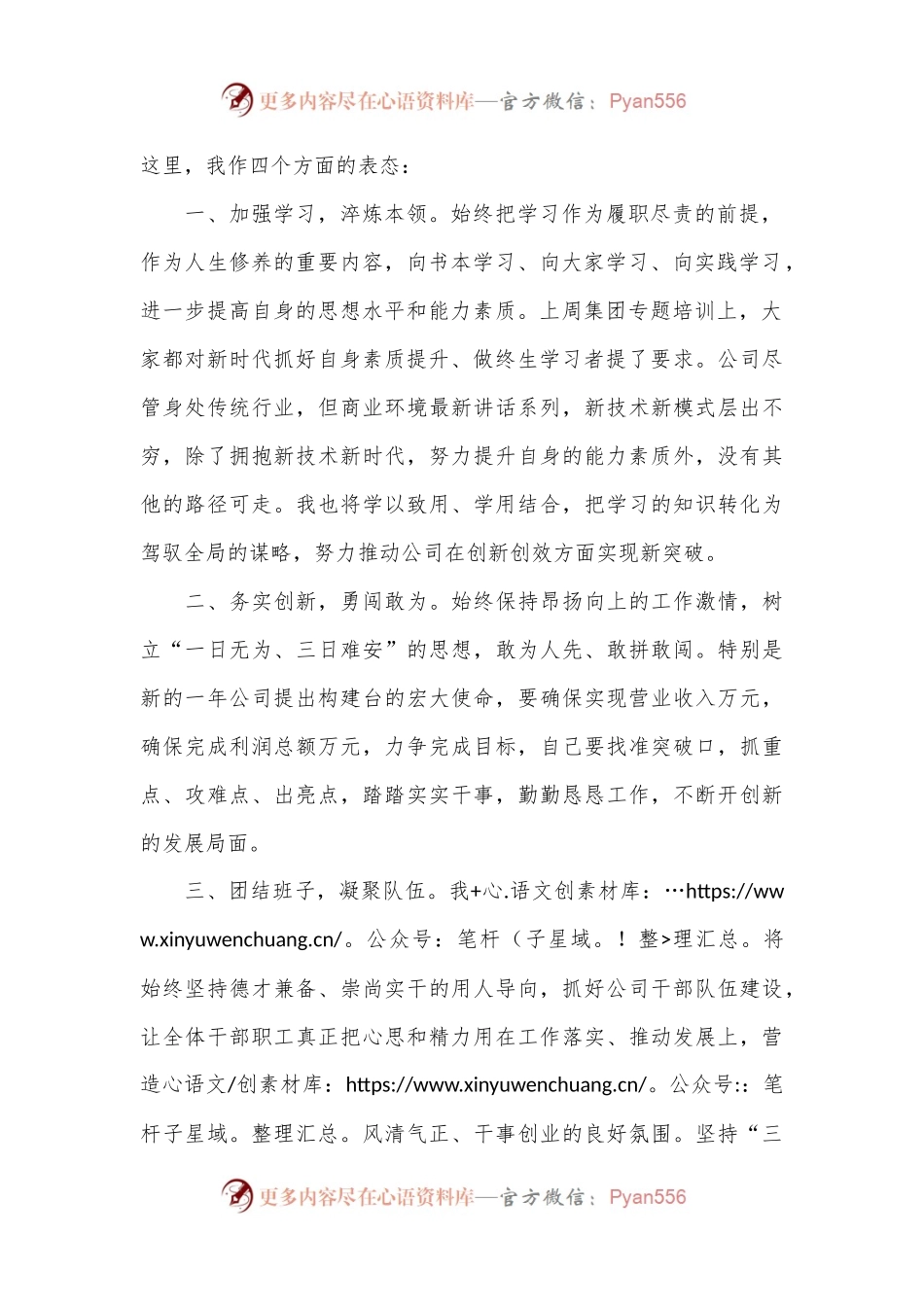 国有企业负责人任职表态发言.docx_第2页