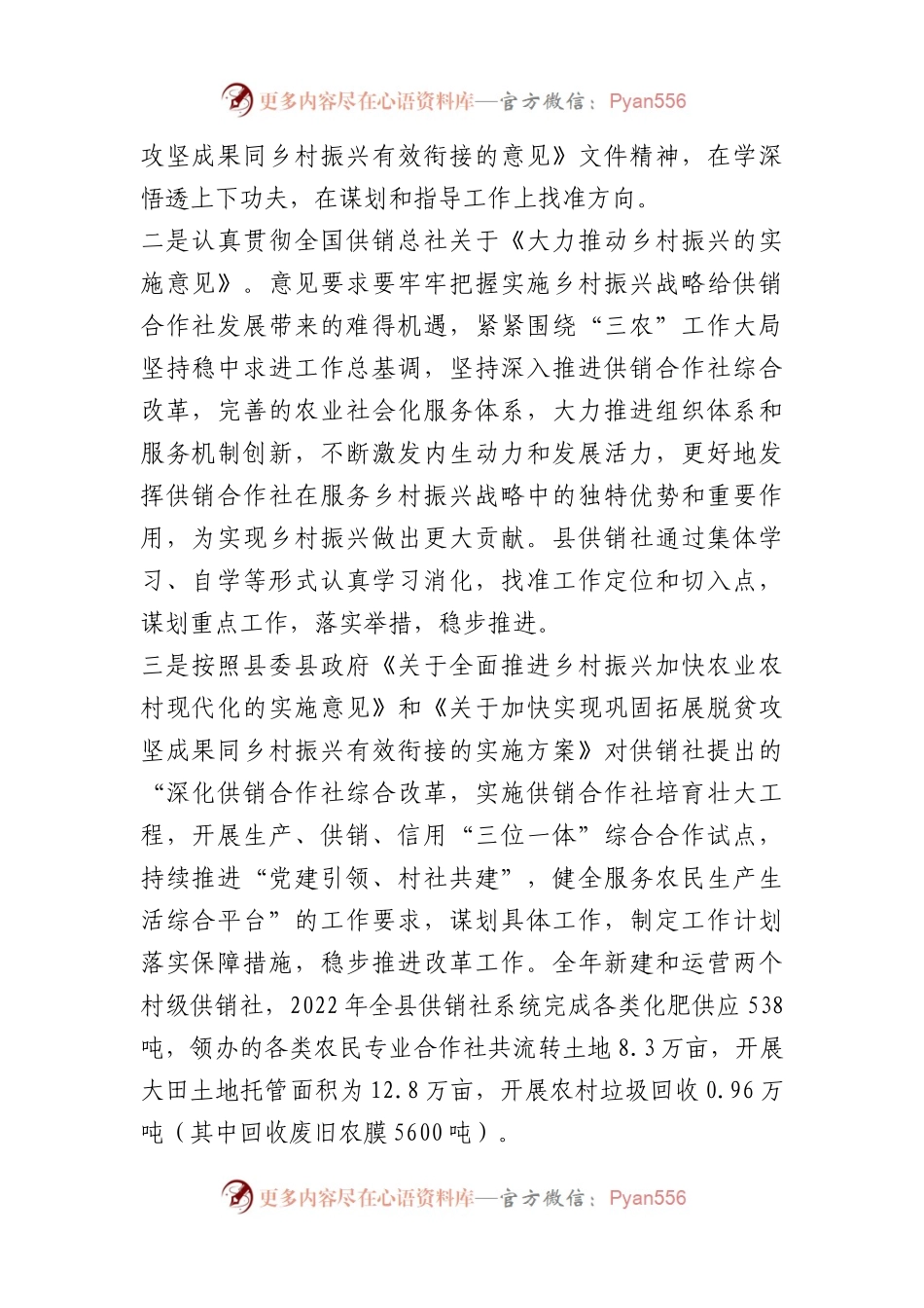 县供销社乡村振兴定点帮扶年度工作总结.docx_第2页