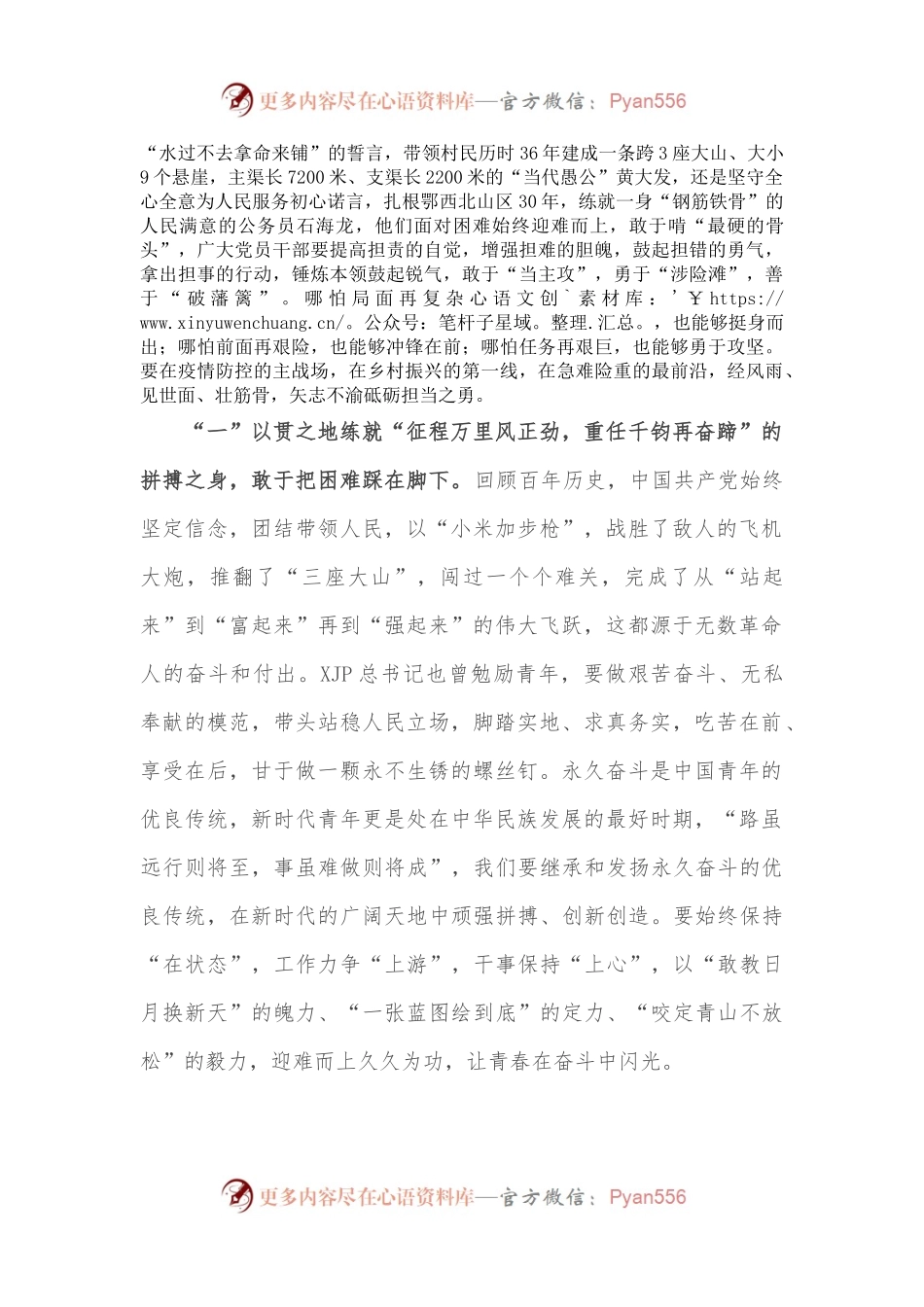 喜迎盛会演讲稿：践行初心担使命 担当作为讲奉献.docx_第2页