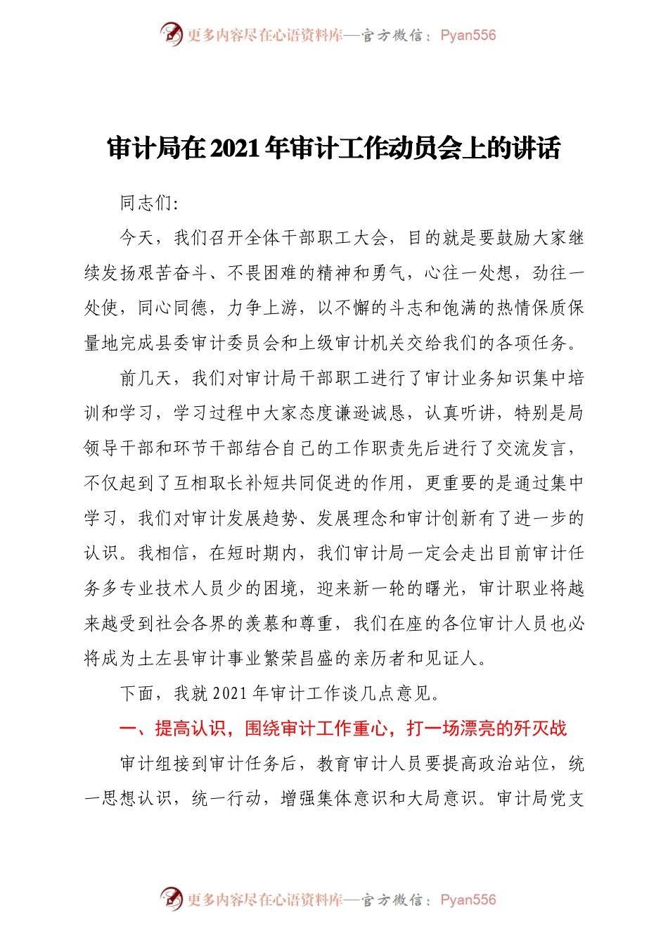 在2021年审计工作动员会上的讲话.doc.docx_第1页