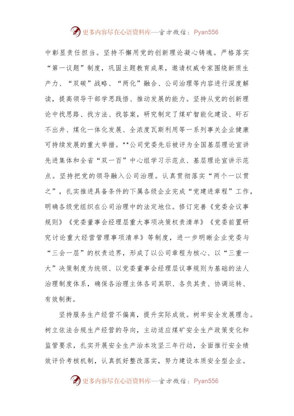 在2024年国资国企党建工作经验交流会上的汇报发言.docx_第2页