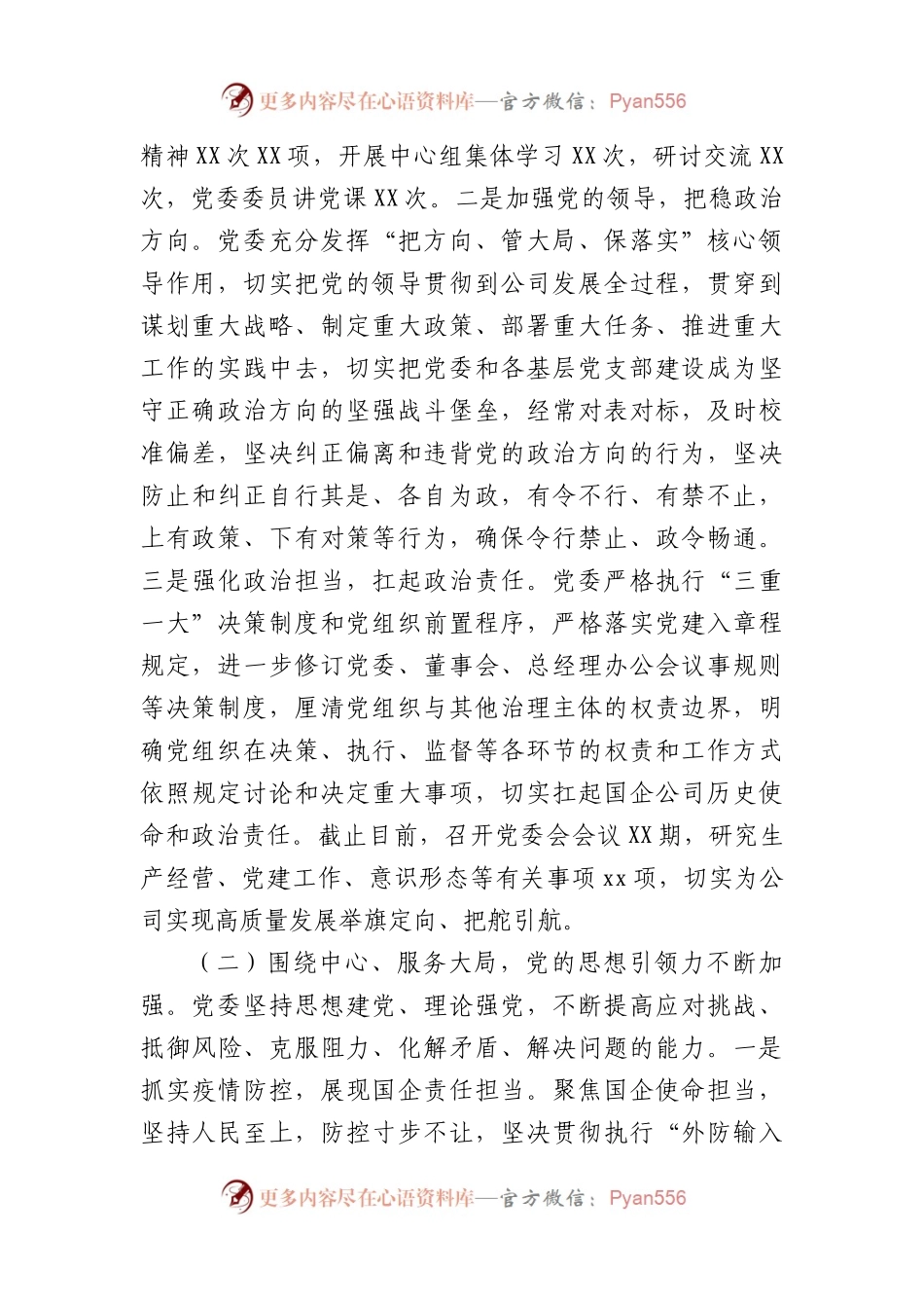 国企党委2022年工作总结暨2023年工作计划.docx_第2页