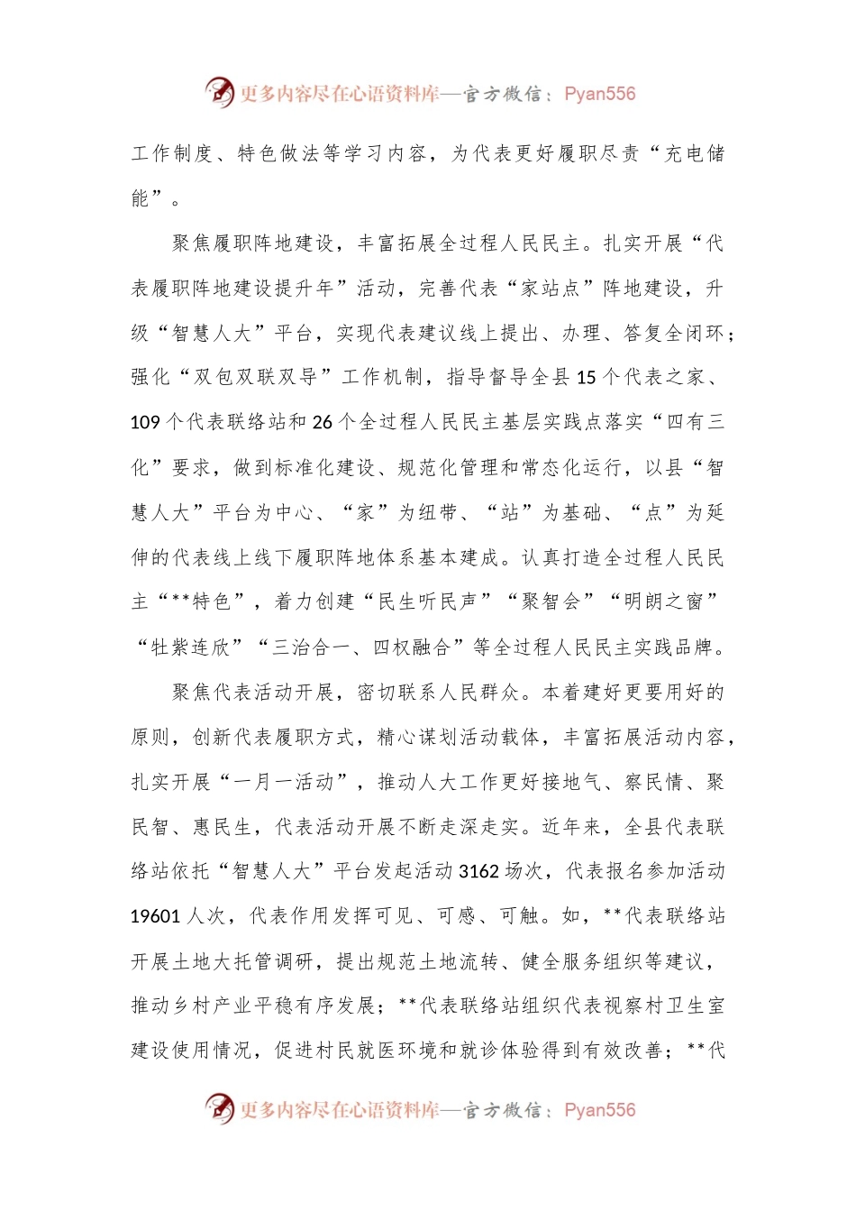 在2024年全市人大代表工作会议上的交流发言.docx_第2页