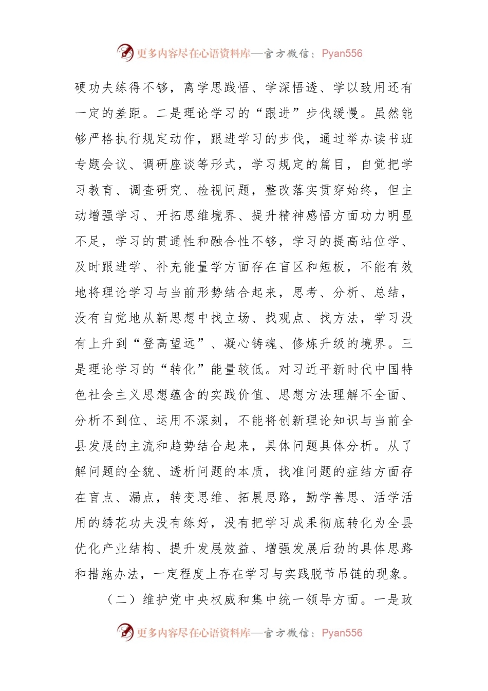县委书记2023年度主题教育专题民主生活会个人发言稿提纲.docx_第2页