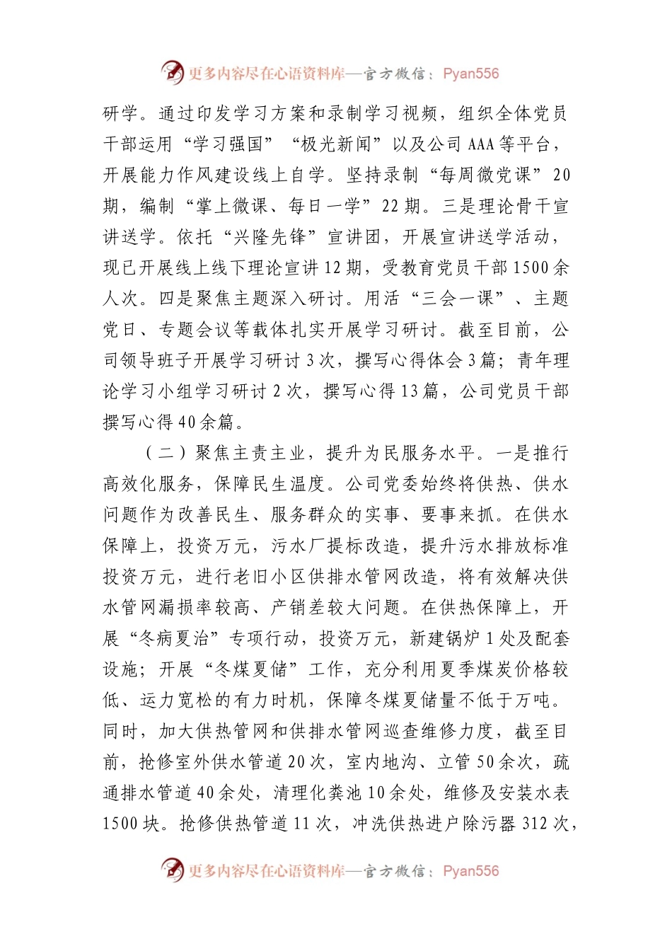 国企党委能力作风建设“工作落实年”活动总结自评报告.docx_第2页