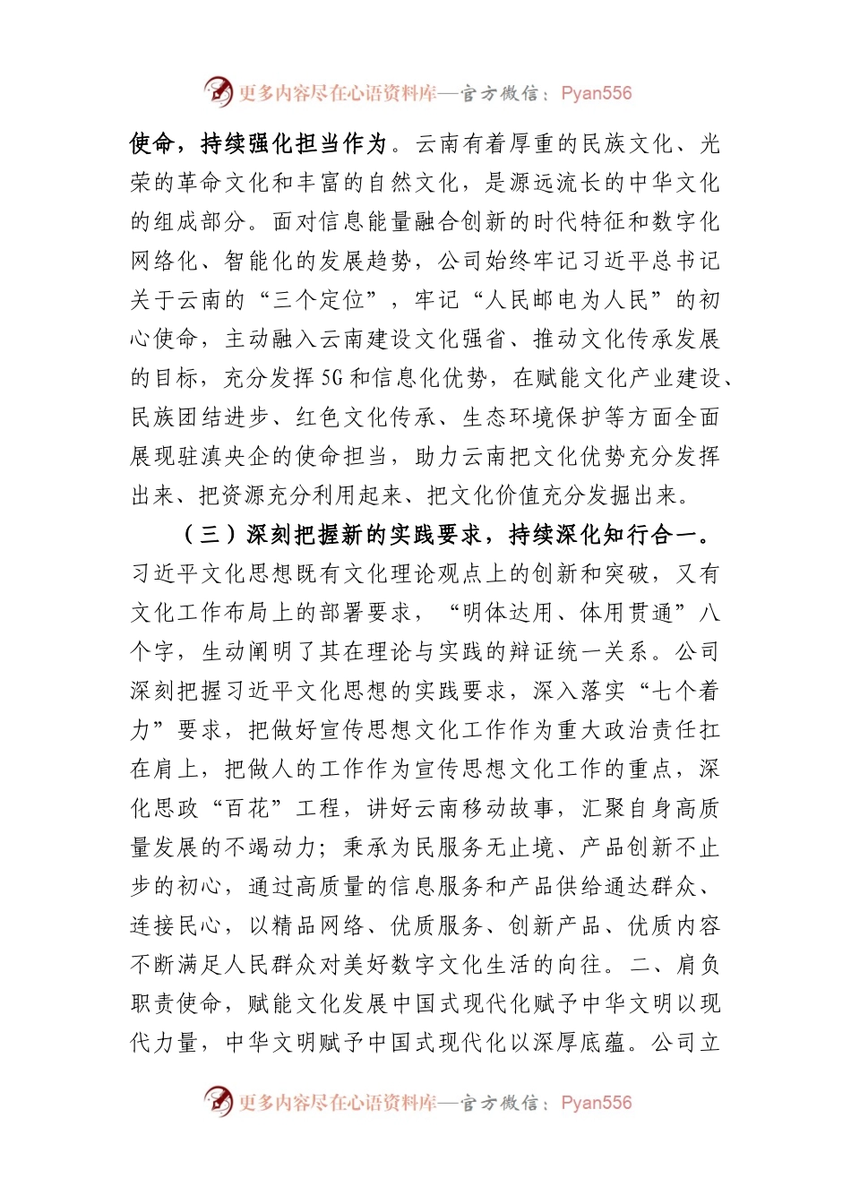国企宣传思想文化工作会议上的汇报发言.docx_第2页