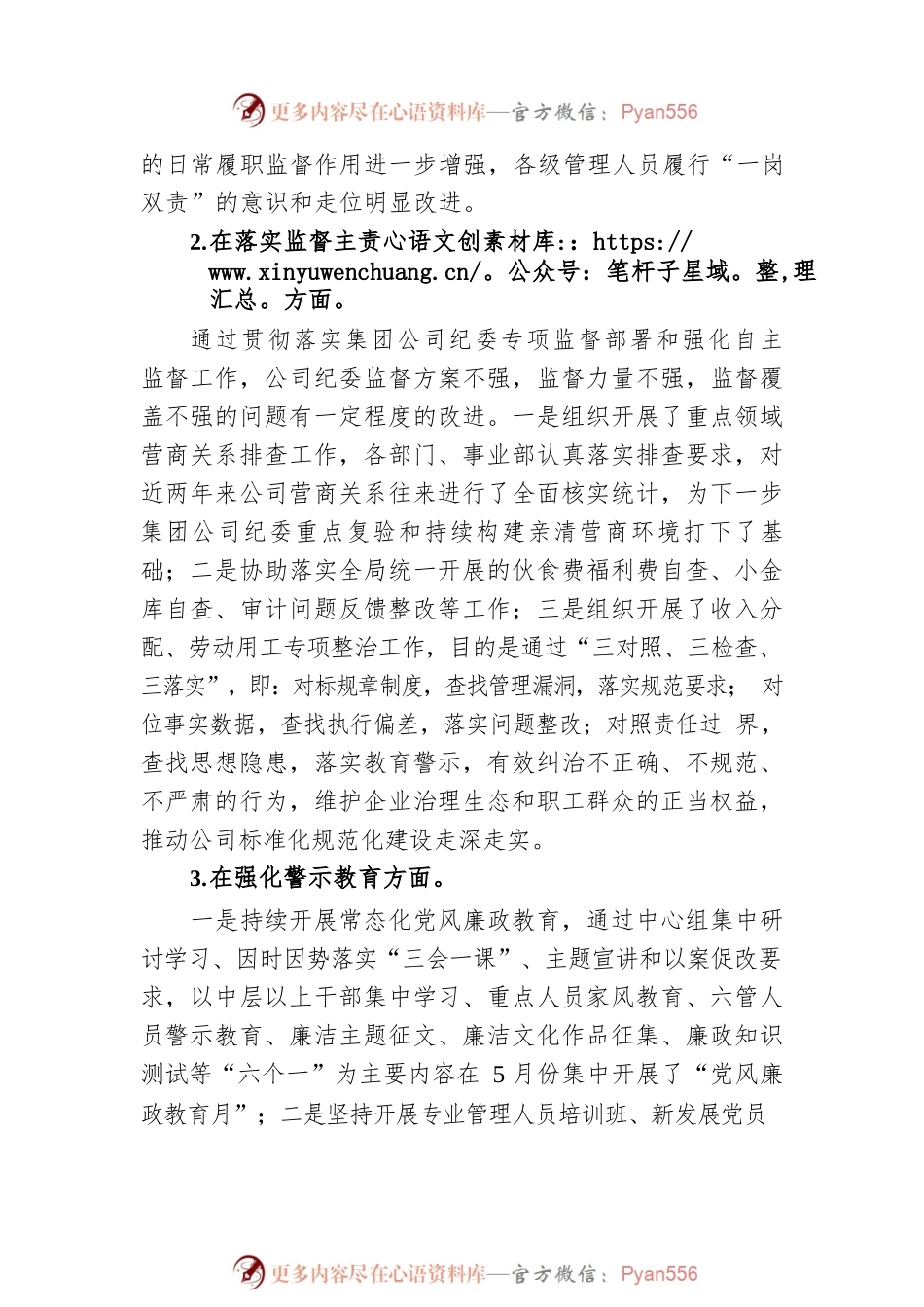 国企纪委书记2022年度述职报告.docx_第2页