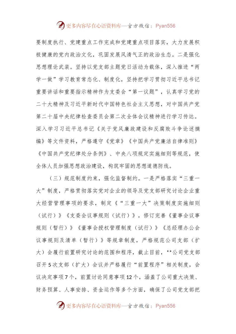 国企关于2024上半年落实全面从严治党情况的报告.docx_第2页
