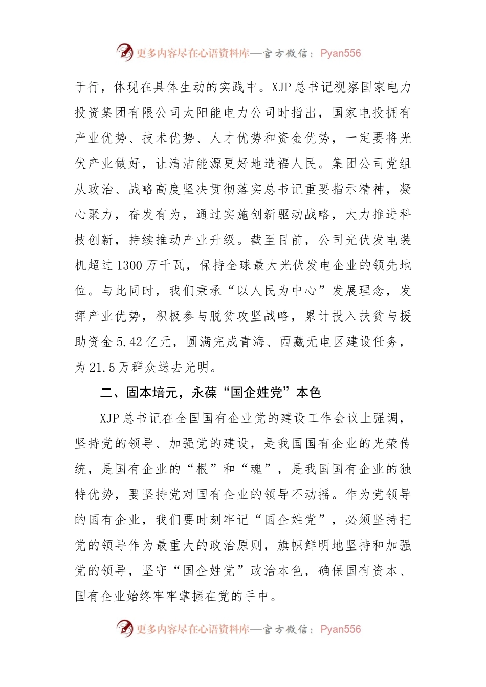 国家电力公司“全面从严治党”研讨会上交流发言.docx_第2页
