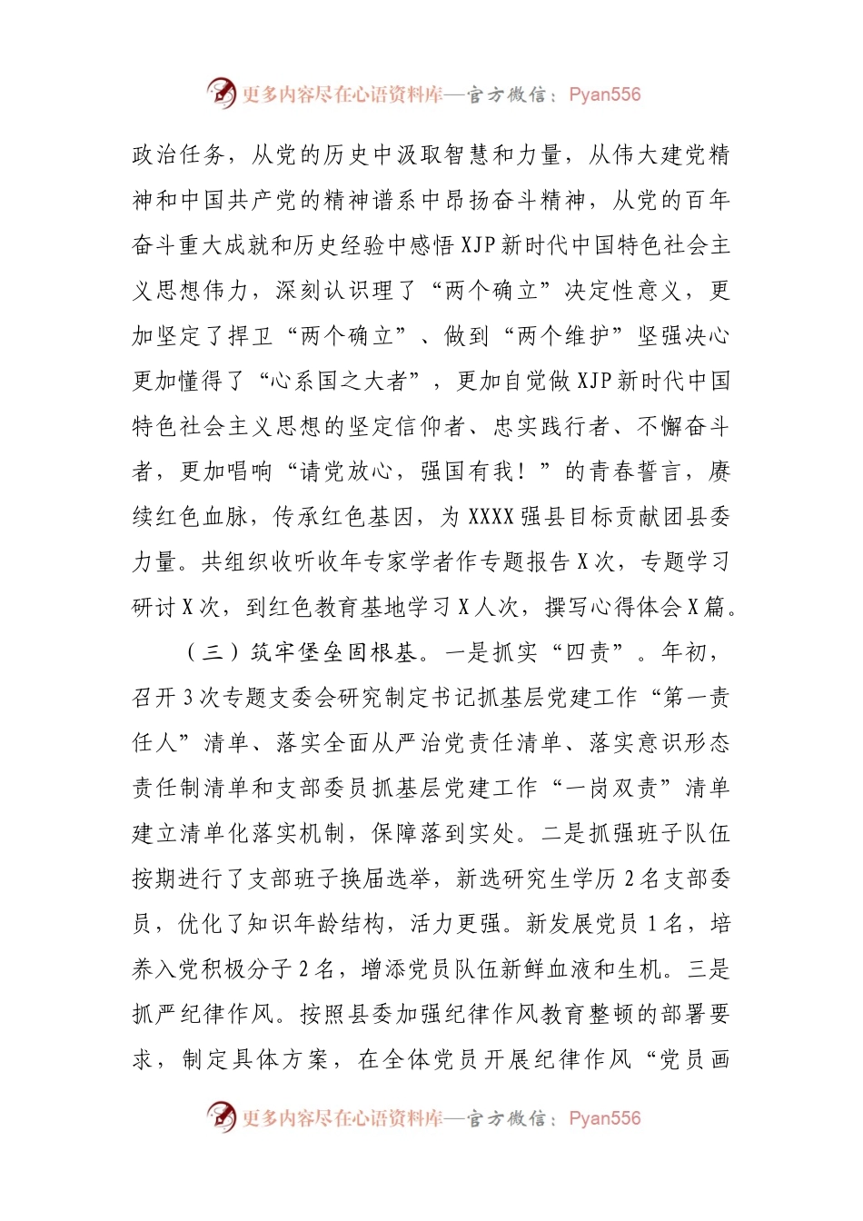 团委2021年度抓党建工作述职报告.docx_第2页