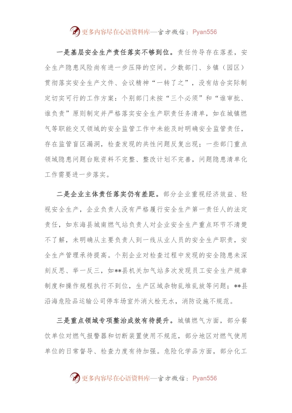 在2022年上半年安全生产督导检查情况反馈会上的讲话.docx_第2页