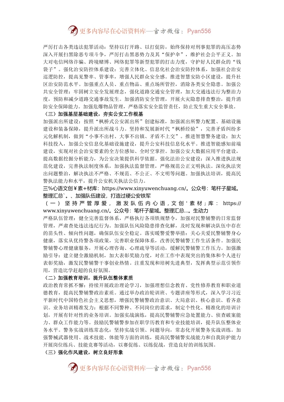 在2025年全县公安工作务虚会上的讲话.docx_第2页