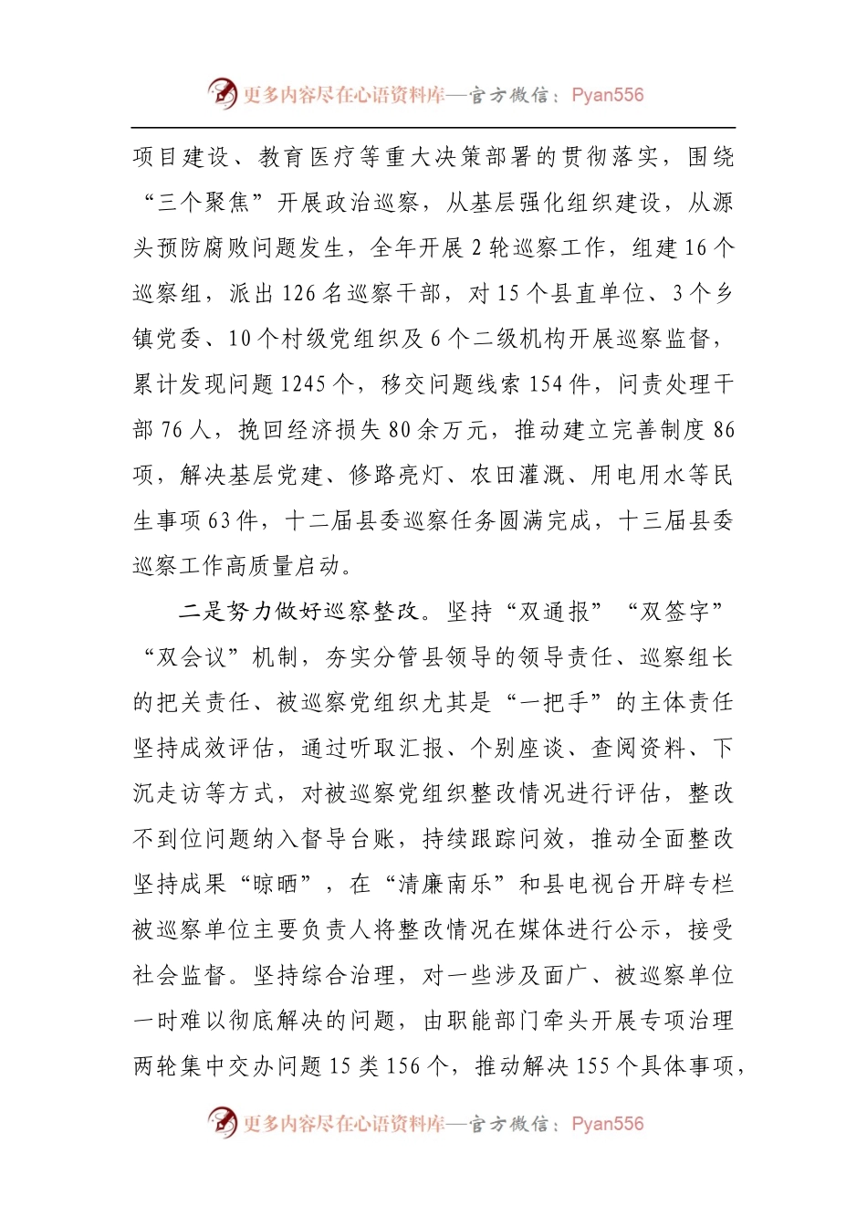 在巡察工作动员部署会上的讲话（二）.docx_第2页