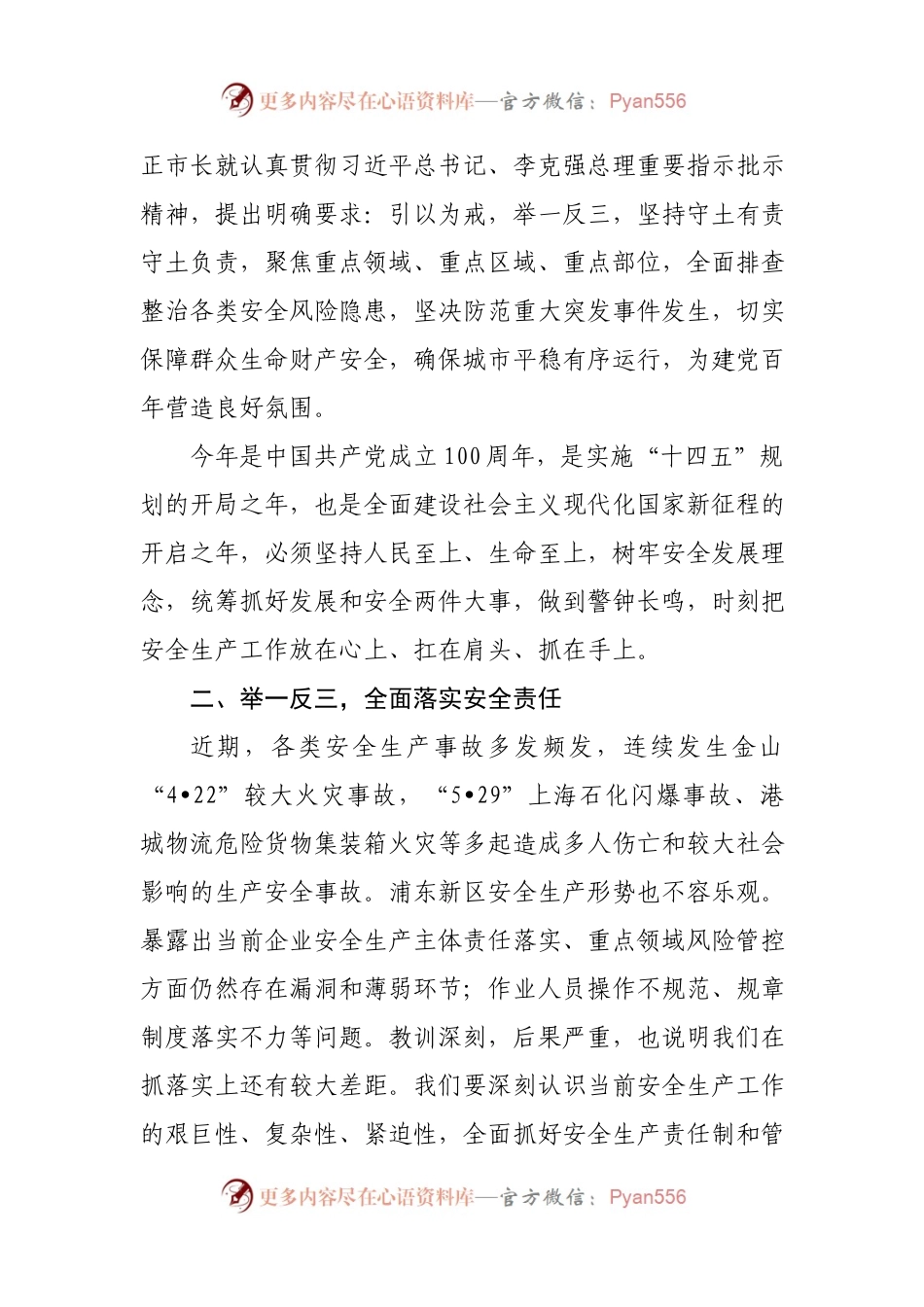 在安全生产视频会议上的讲话提纲.docx_第2页