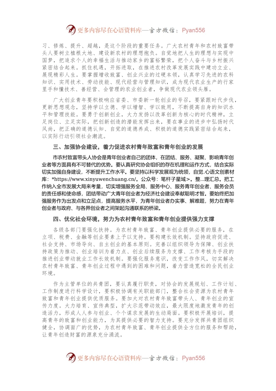 在市农村青年致富带头人协会成立大会上的讲话.docx_第2页