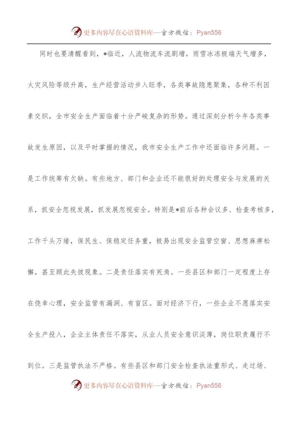 在全市安全生产督查检查专项行动部署动员会上的讲话.docx_第2页