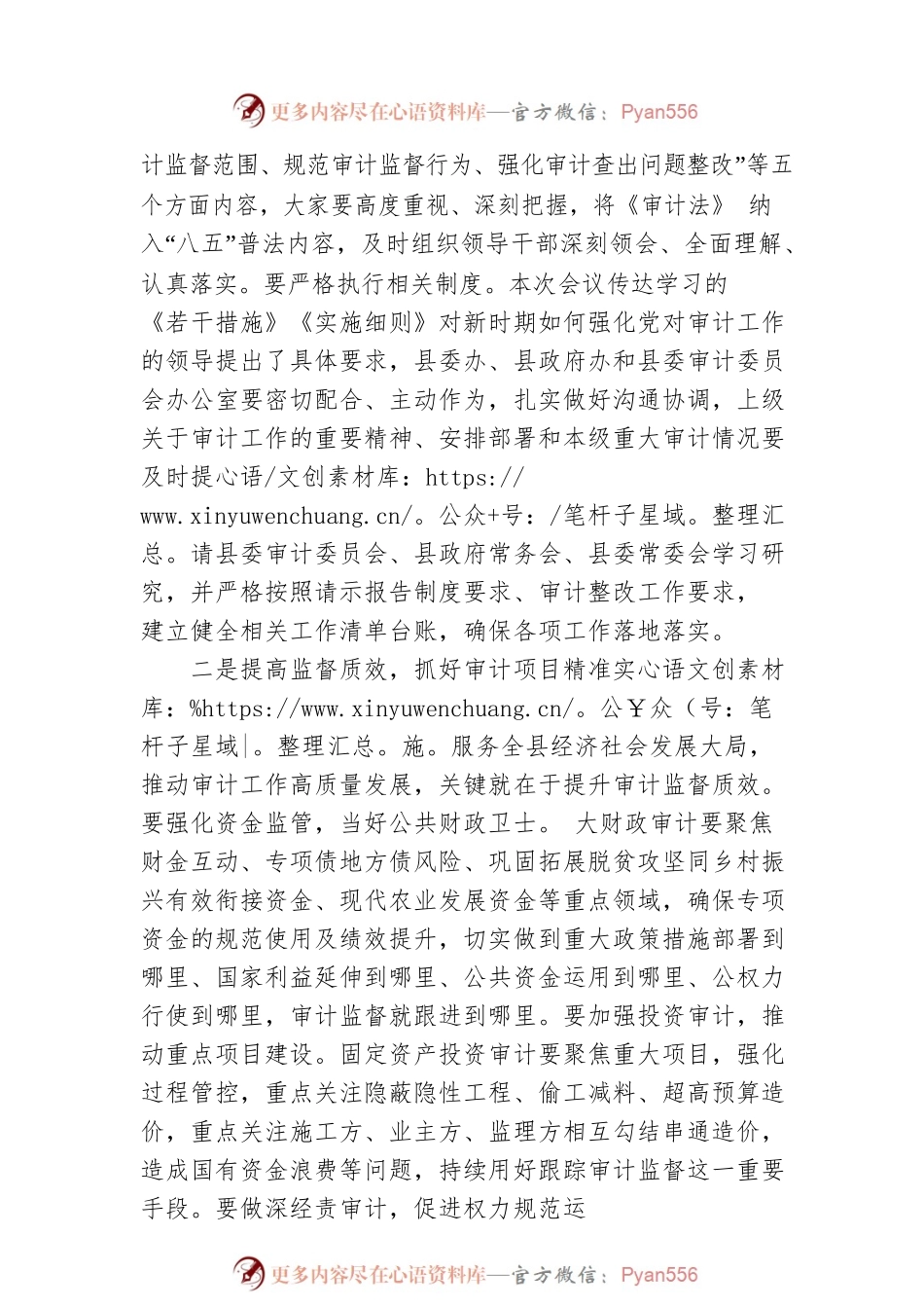 在县委审计委员会会议上的讲话.docx_第2页