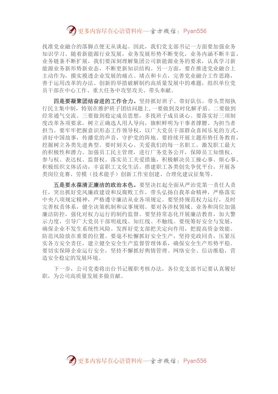 在国企一季度党支部书记例会上的讲话.docx_第2页