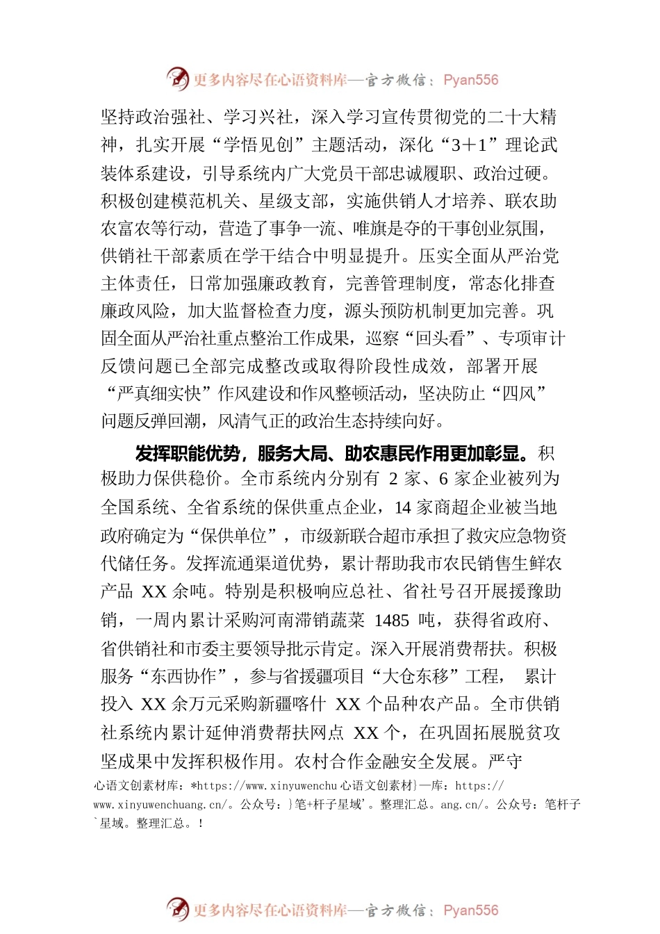 在全市供销合作社工作会议上的讲话.docx_第2页
