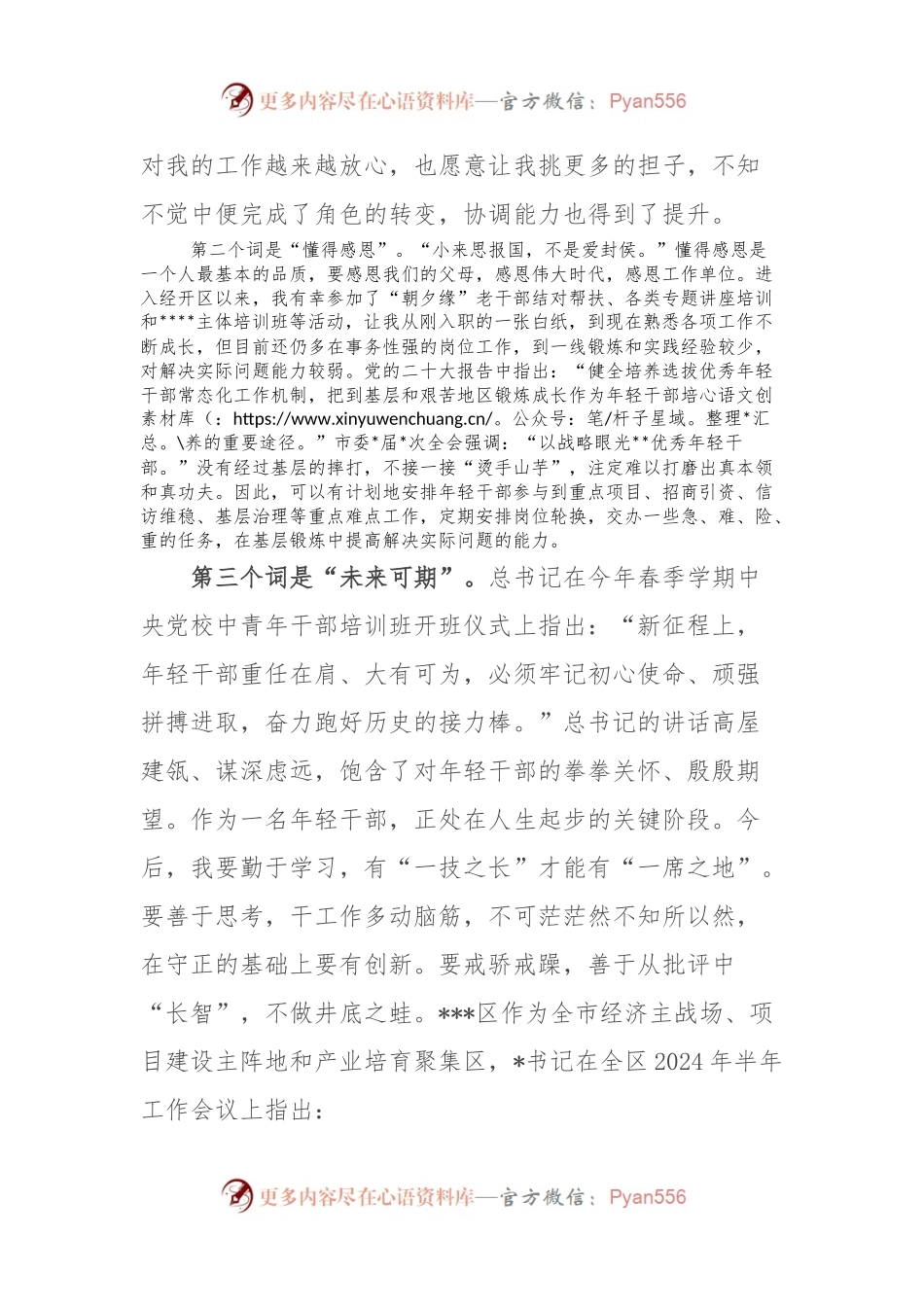 在全区年轻干部座谈会上的发言：沉淀奋斗正当时 不负时光向未来.docx_第2页