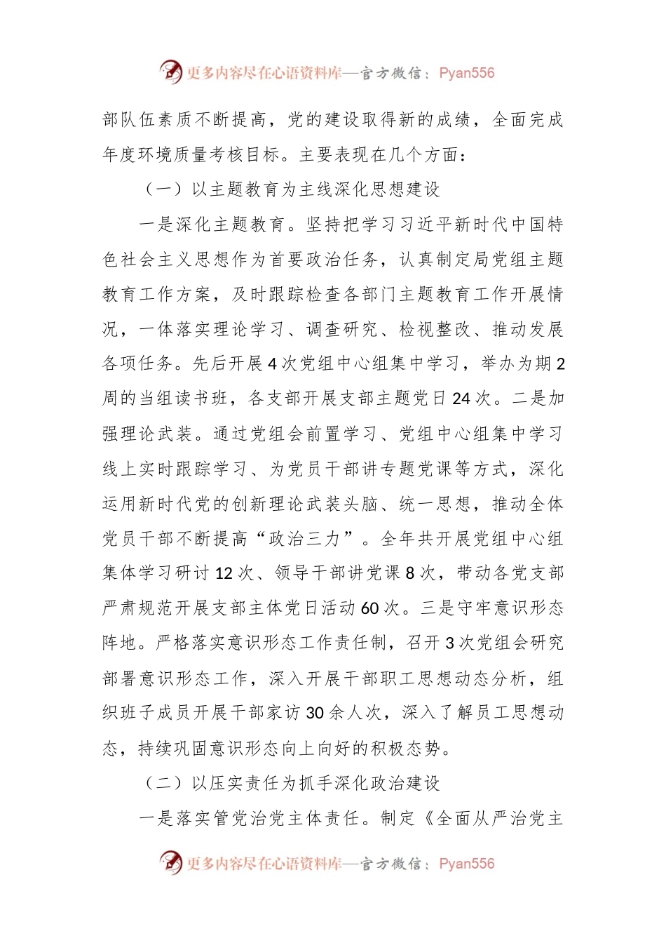 在市局全面从严治党工作会议上的讲话稿.docx_第2页