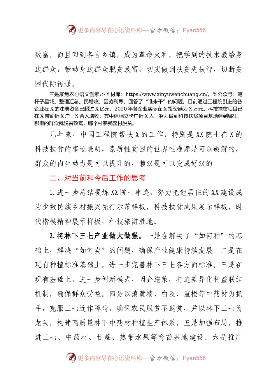 在X县挂职干部座谈会上的发言.docx_第2页