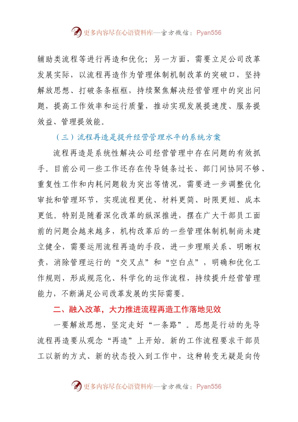 在公司流程再造工作启动会议上的讲话.docx_第2页