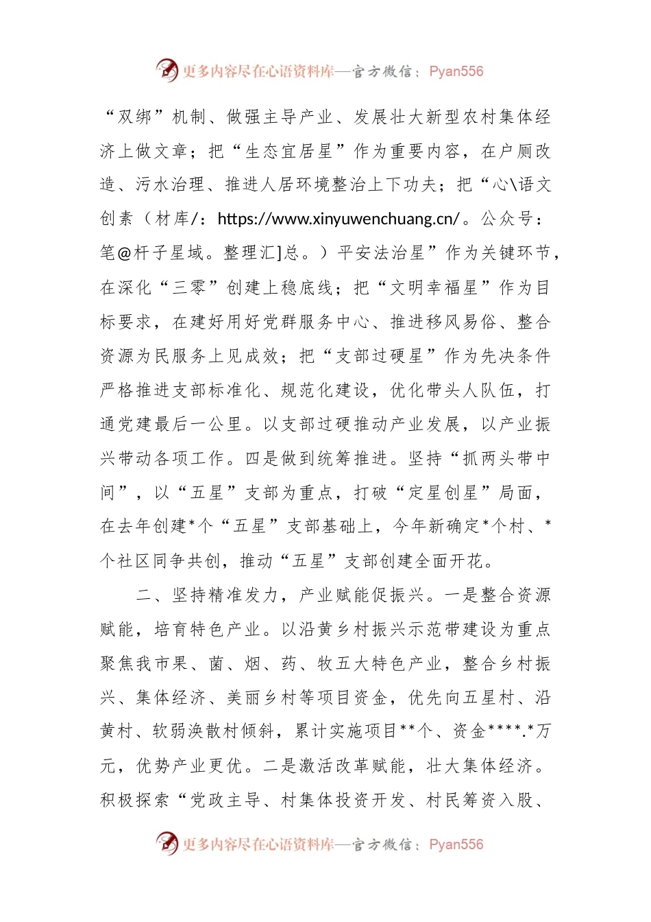 在“五星”支部创建工作座谈会上的发言稿.docx_第2页