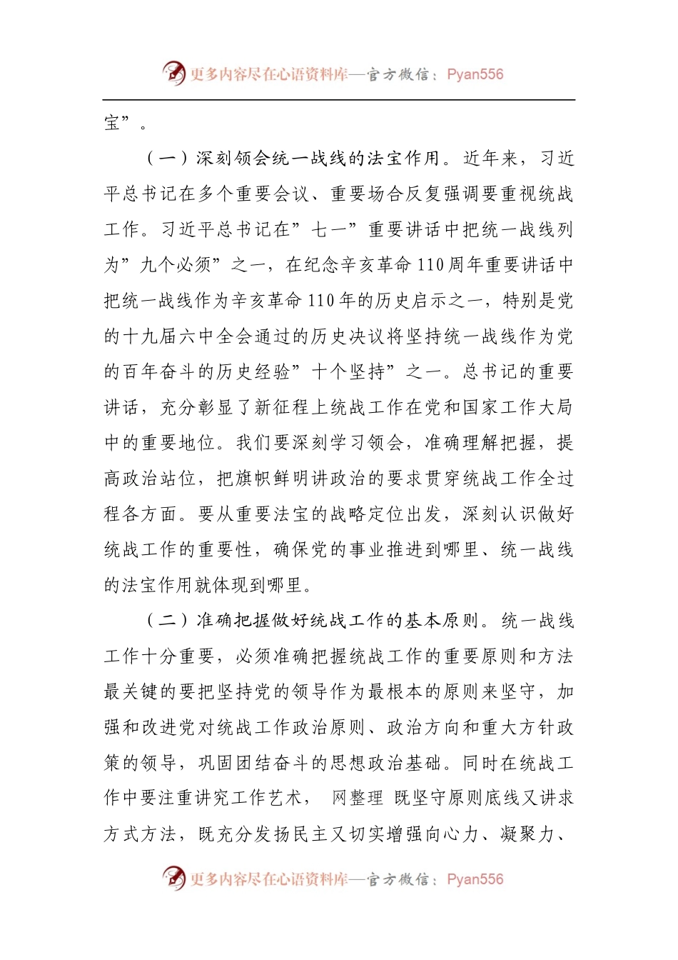 在全市统战工作会议上的讲话.docx_第2页