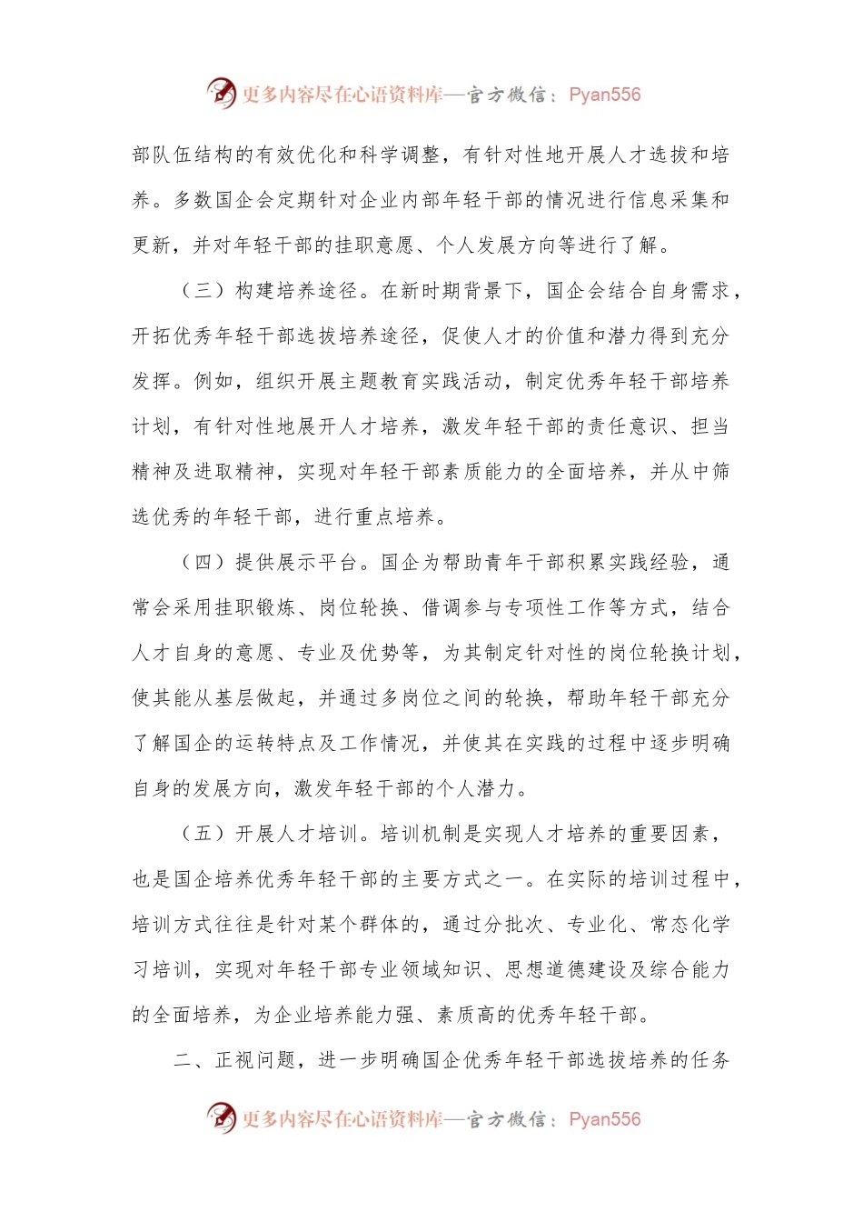 在国企优秀年轻干部选拔培养推进会上的讲话.docx_第2页