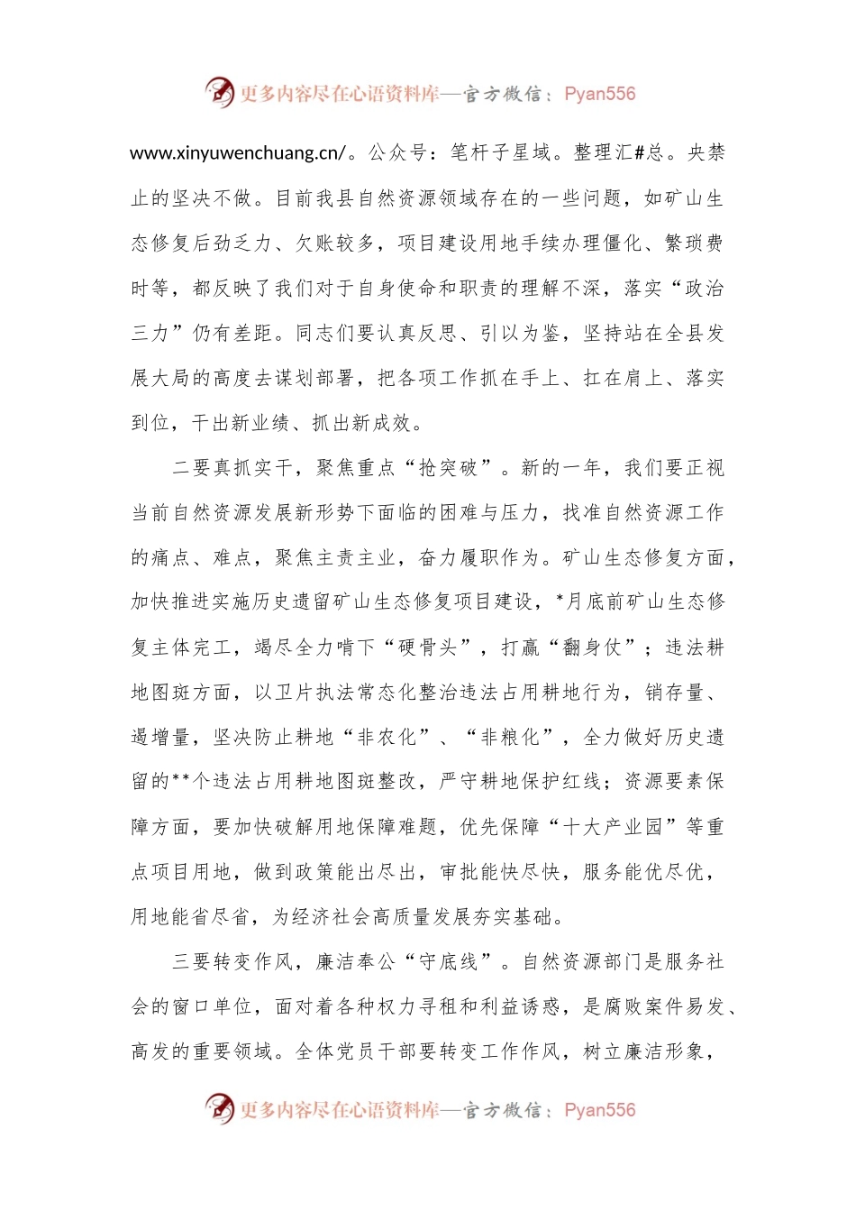 在全县自然资源系统工作会议上的讲话提纲.docx_第2页