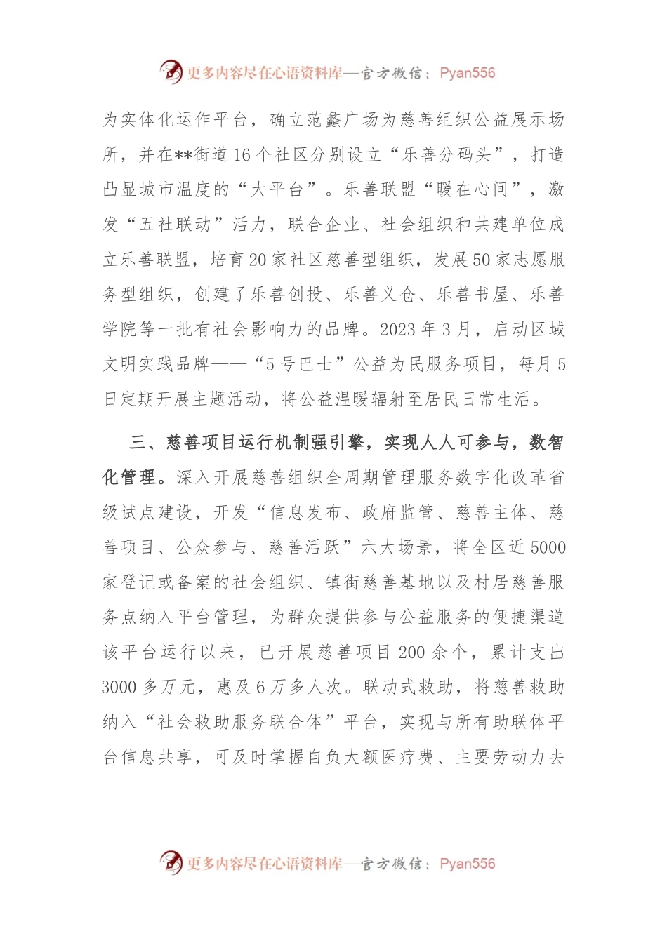 在全市慈善工作年中推进会上的汇报发言.docx_第2页