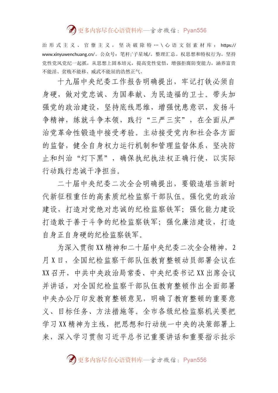 在全市纪检监察干部队伍教育整顿动员大会上的讲话.docx_第2页