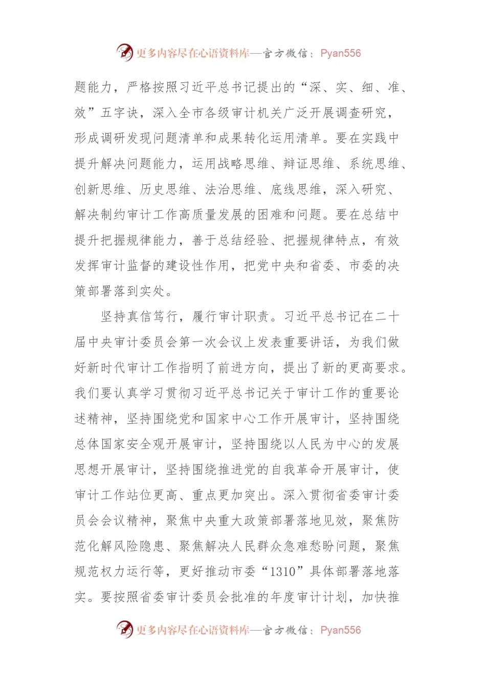 在审计局党组理论学习中心组专题研讨会上的交流发言.docx_第2页