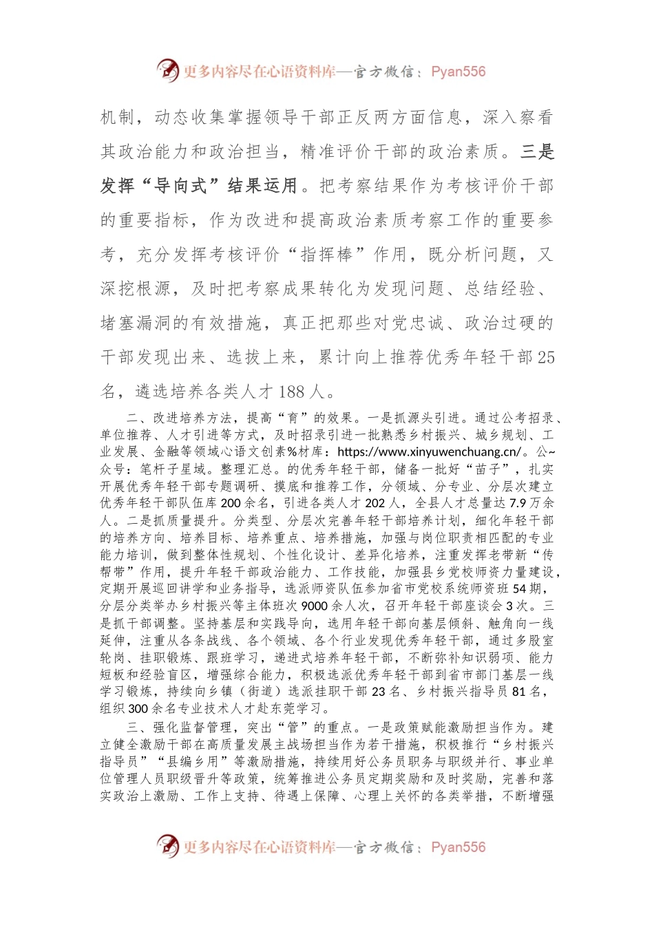 在干部队伍建设经验分享会上的发言.docx_第2页