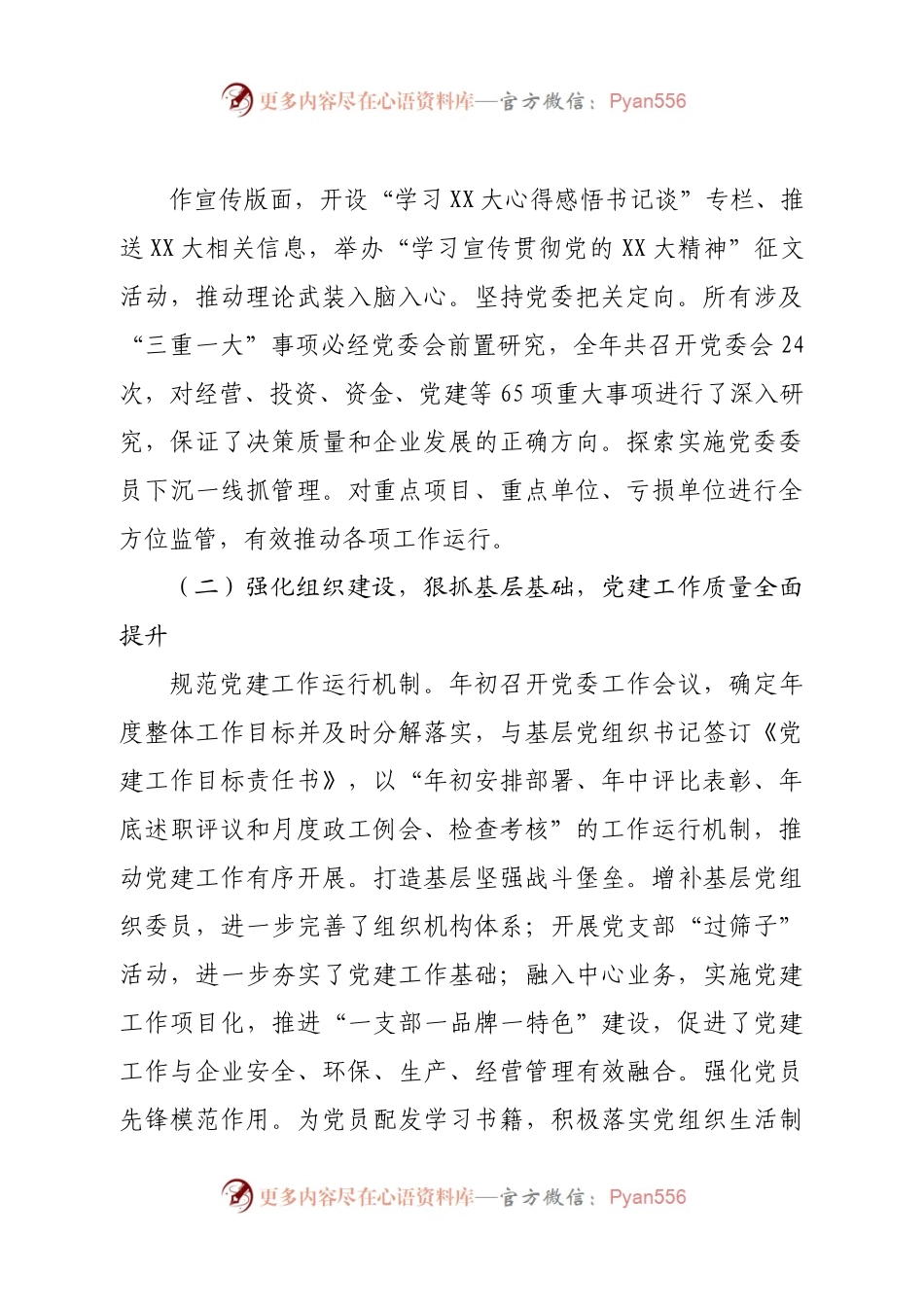 在公司2023年度党建工作会上的讲话.docx_第2页