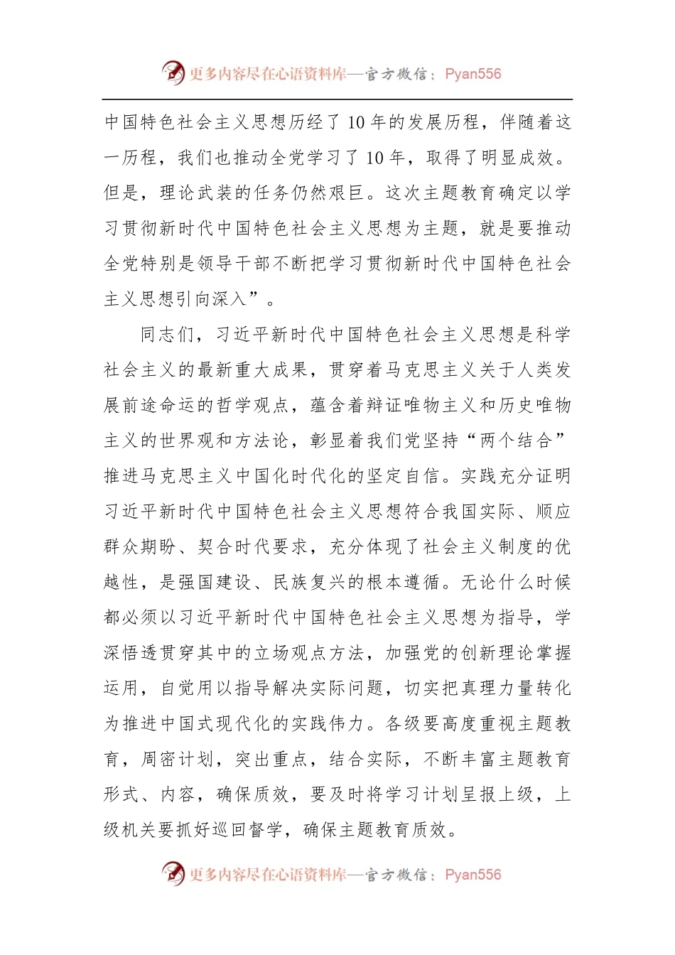 在学习贯彻新时代中国特色社会主义思想主题教育动员大会上的讲话.docx_第2页