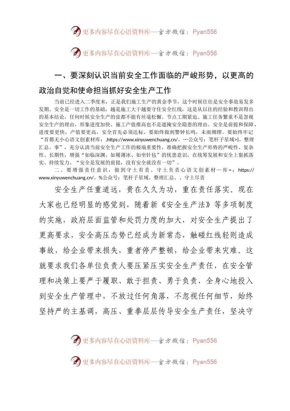 在公司2023年二季度安全生产委员会上的讲话.docx_第2页