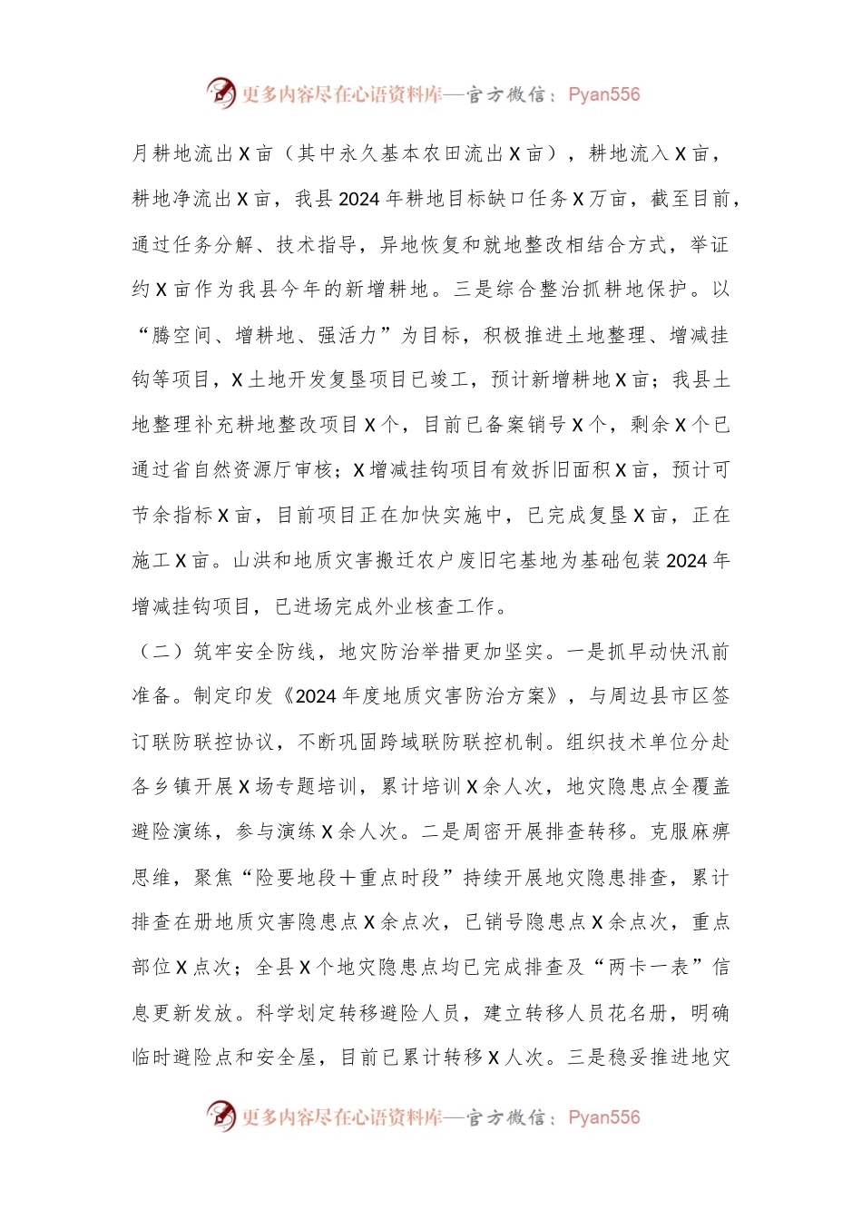 在全县自然资源重点工作会议上的发言（自然资源工作总结发言）.docx_第2页
