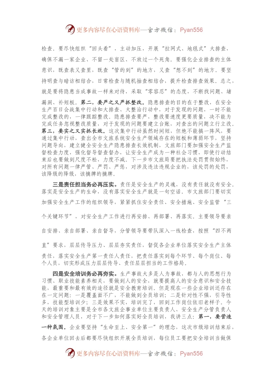在全市文旅行业安全生产全员培训开班仪式上的讲话.docx_第2页