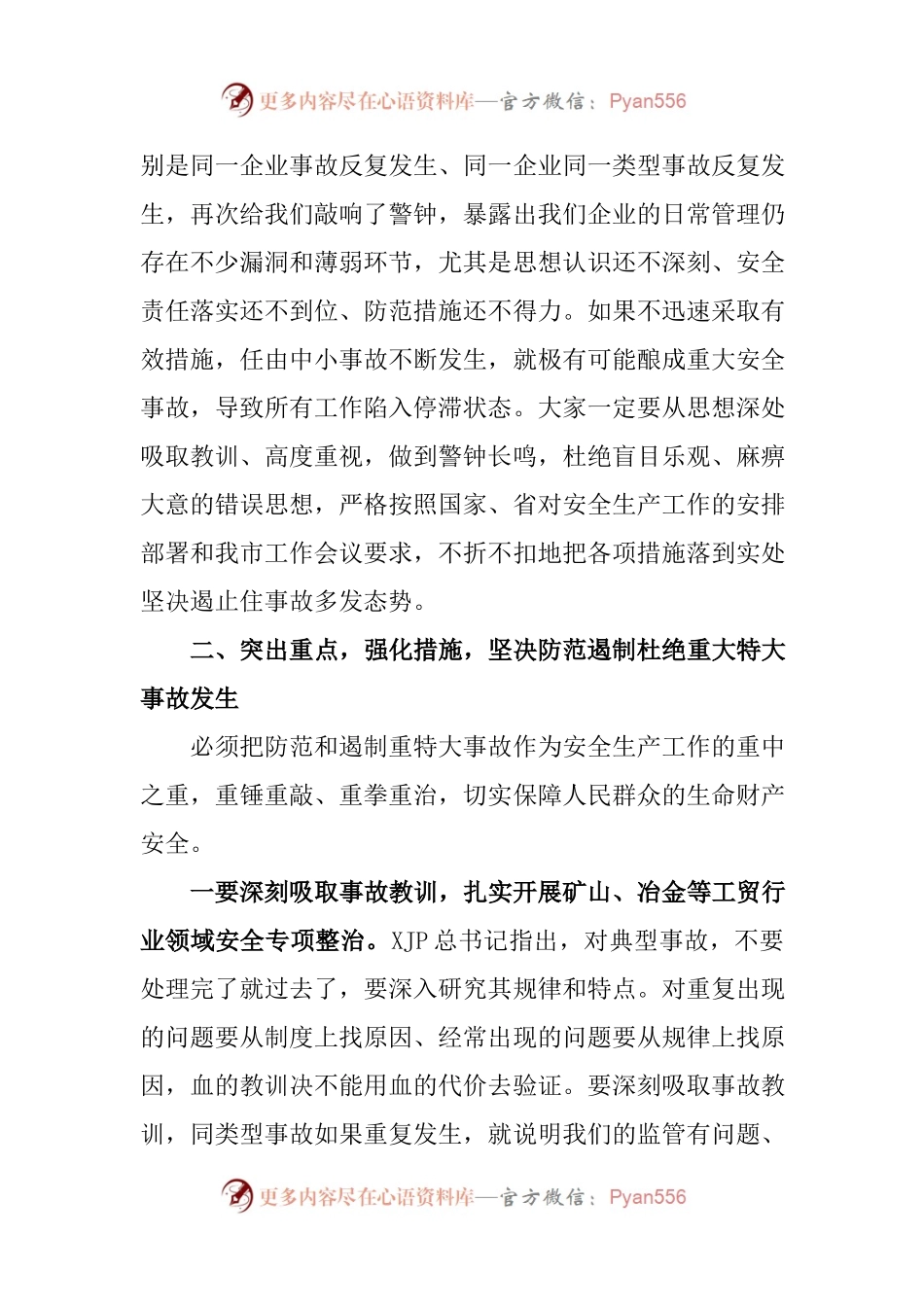 在全市安全生产工作会议上的讲话(001).docx_第2页