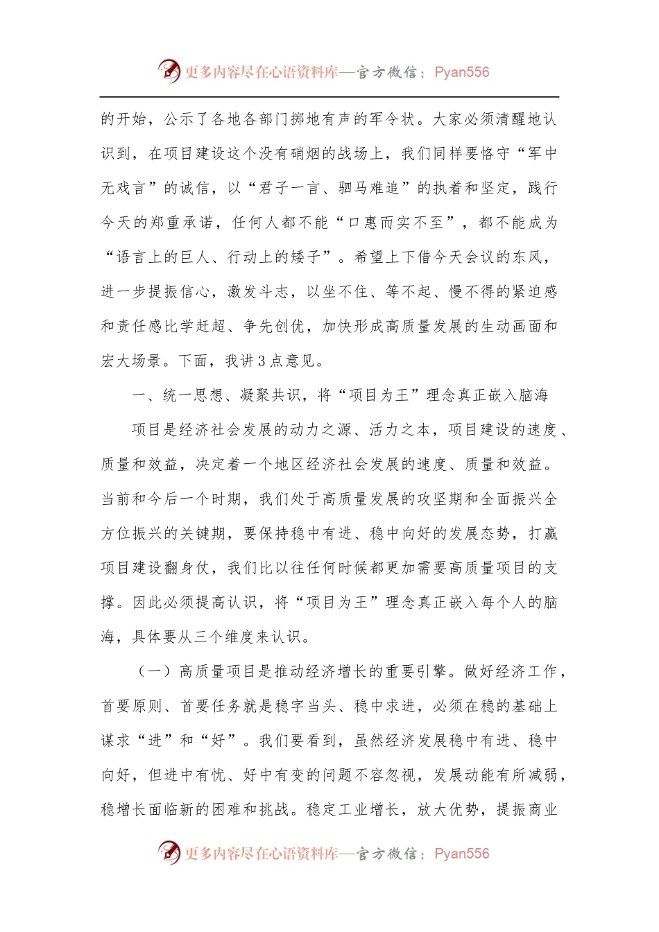 在全市高质量项目建设年活动动员大会上的讲话.docx_第2页
