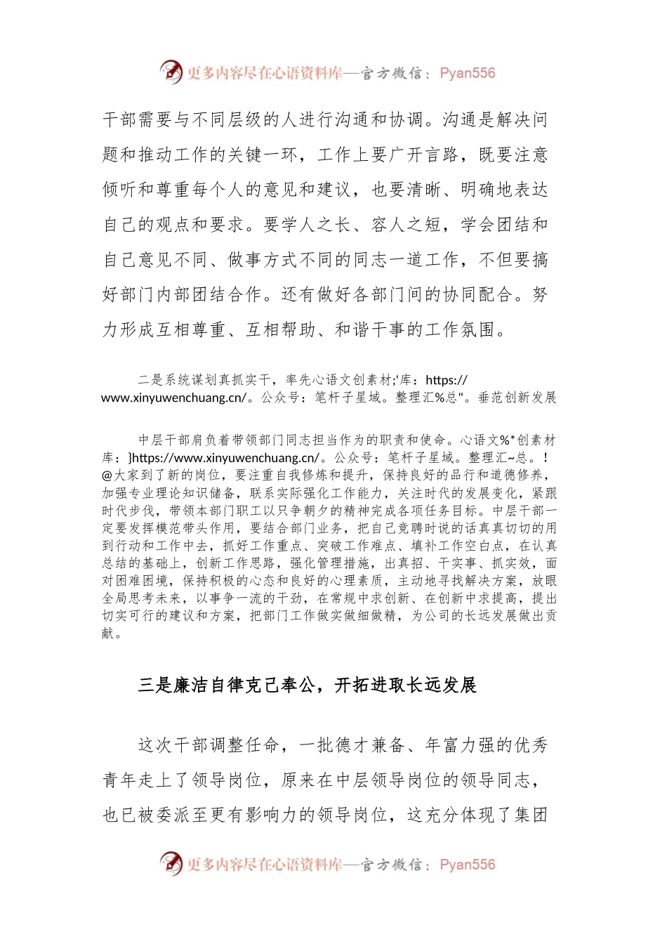 在中层干部调整任命大会上的讲话.docx_第2页
